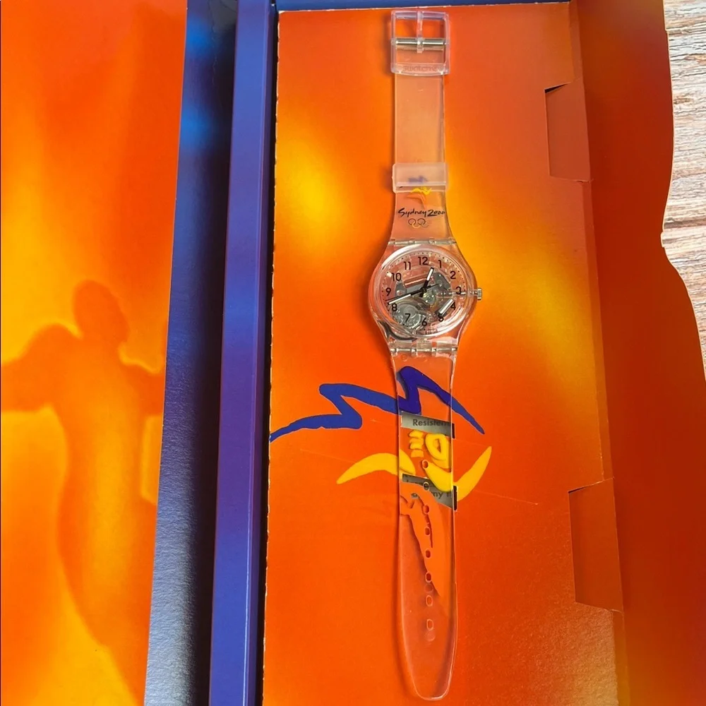 Vintage 2000 Swatch Watch Commemorative 2000 SYDNEY OLYMPICS